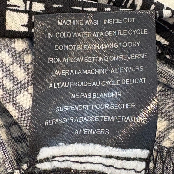 Chic Black & White Print Wrap Dress by Max Cocos - Picture 8 of 10